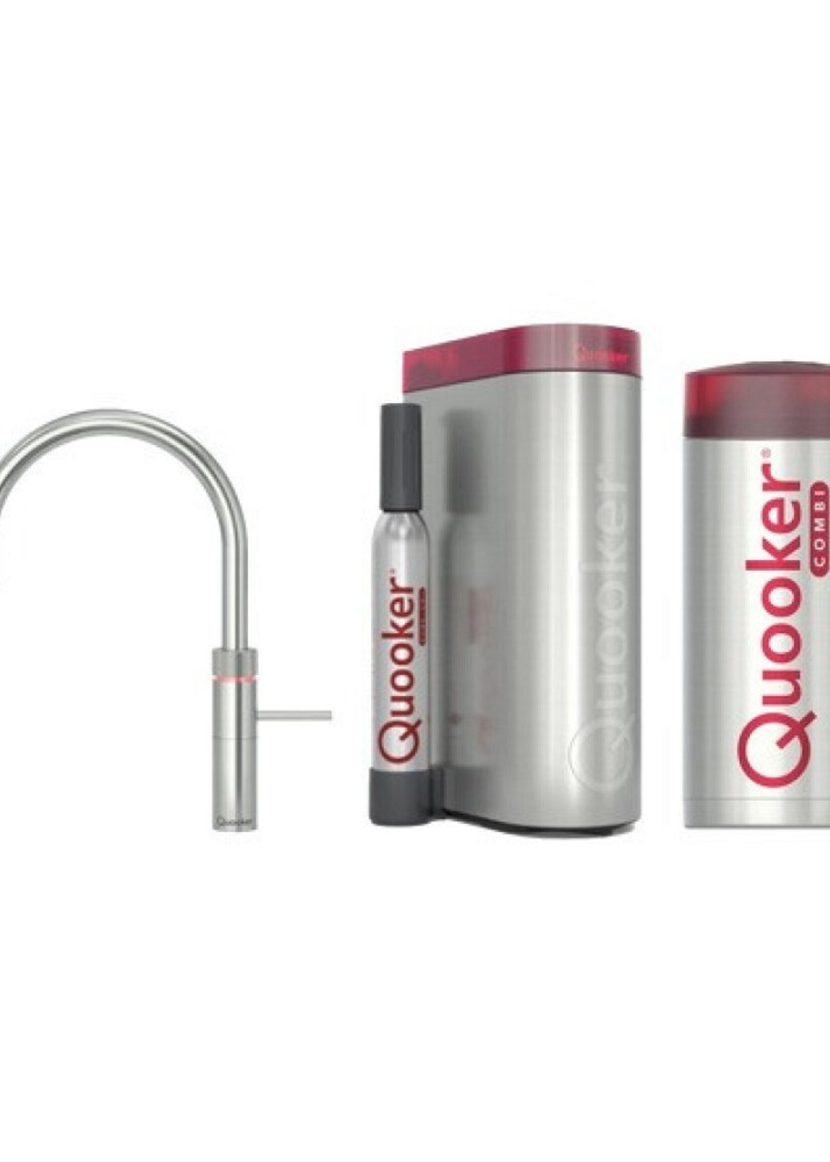 Quooker 22+FRRVS CUBE | Inclusief Montage | Multifunctioneel Watersysteem | Round RVS