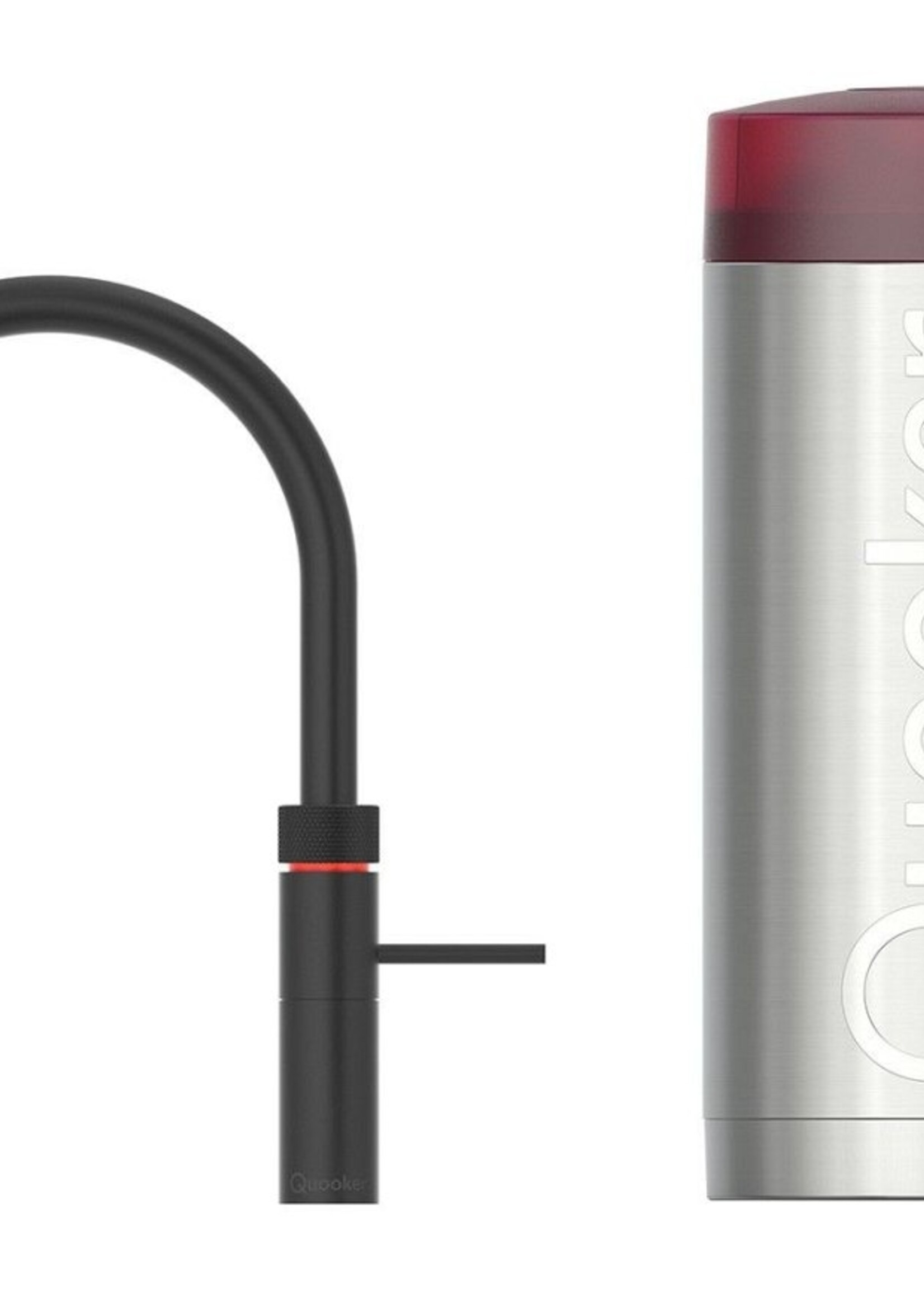 Quooker 22+FRBLK | Inclusief Montage | Fusion Round Zwart / Black Combi+
