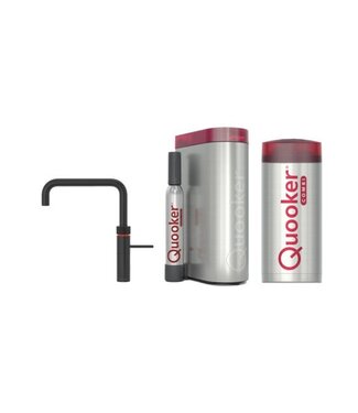 Quooker 22+FSBLK CUBE | Inclusief Montage | Multifunctioneel Watersysteem Zwart / Black