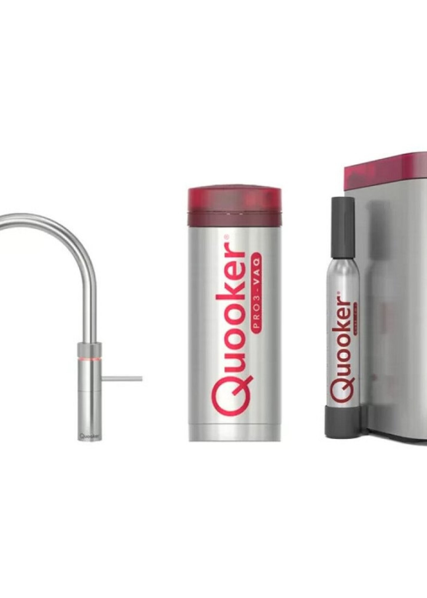 Quooker 3FRRVS CUBE kokend waterkraan | Inclusief Montage