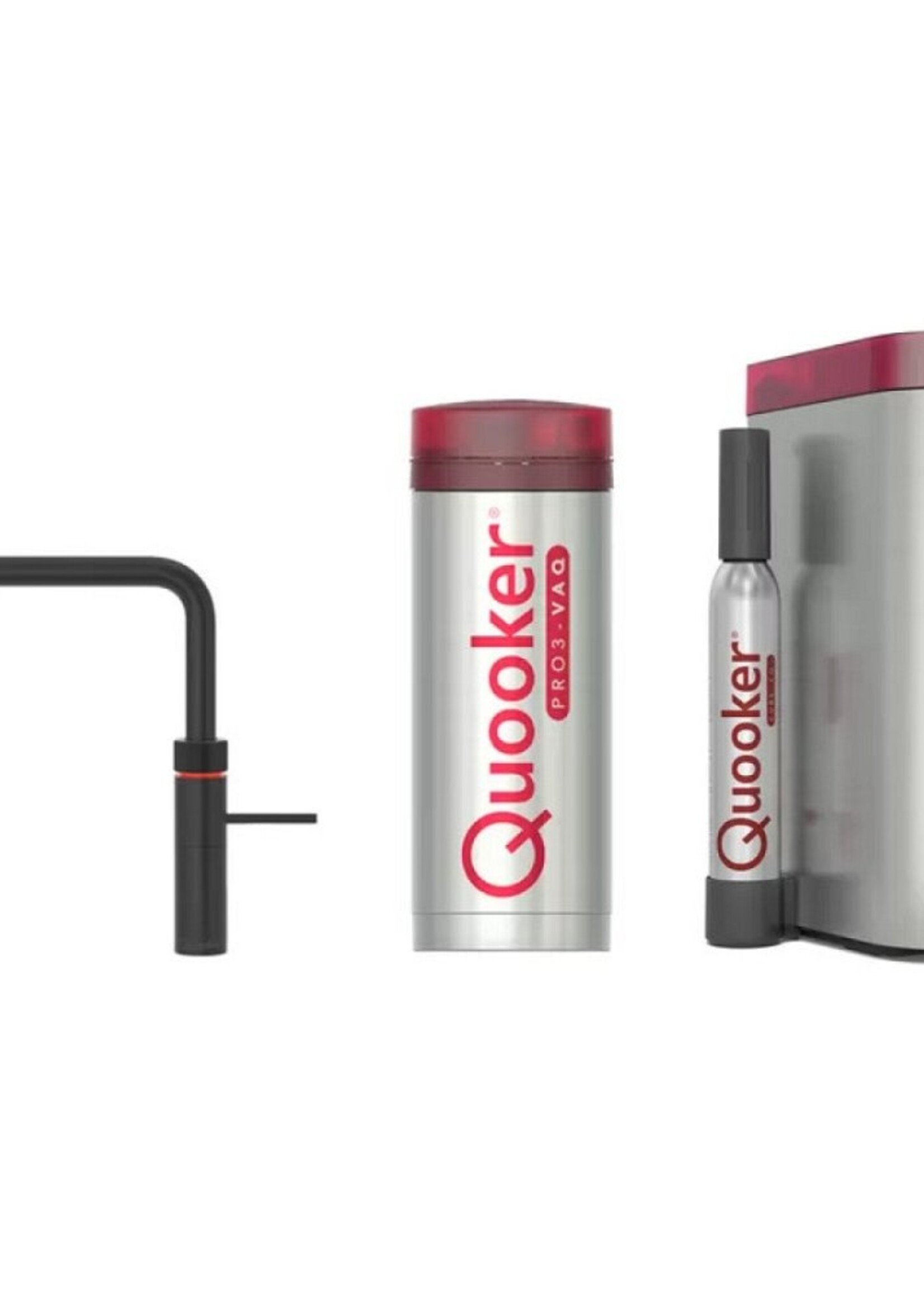 Quooker 3FSBLK CUBE Kokend Waterkraan | Inclusief Montage