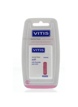 Vitis Vitis Dental Floss Soft Waxed  Roze