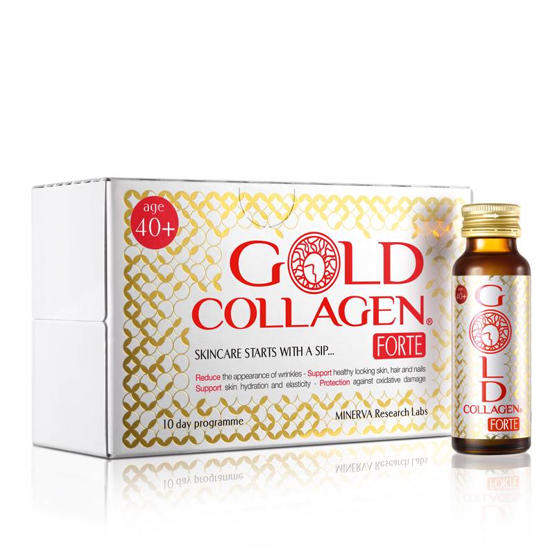 Gold Collagen Forte 40+  (10 flesjes x 50ml)