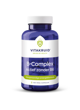 Vitakruid Vitakruid B-Complex actief zonder B6 - 100 vcaps