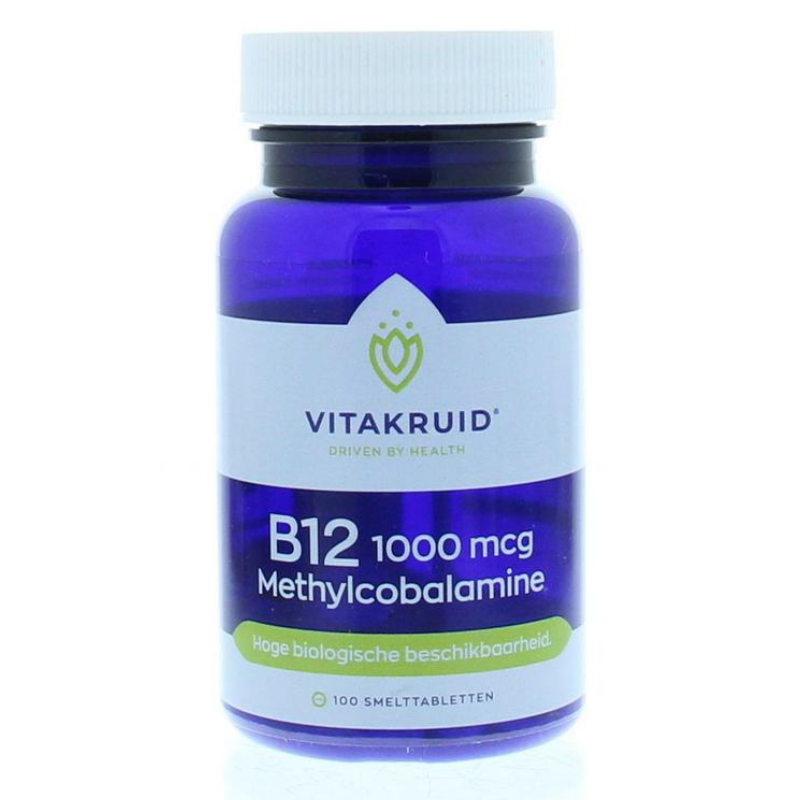 Vitakruid Vitakruid B12 1000 mcg methylcobalamine - 100 tabletten