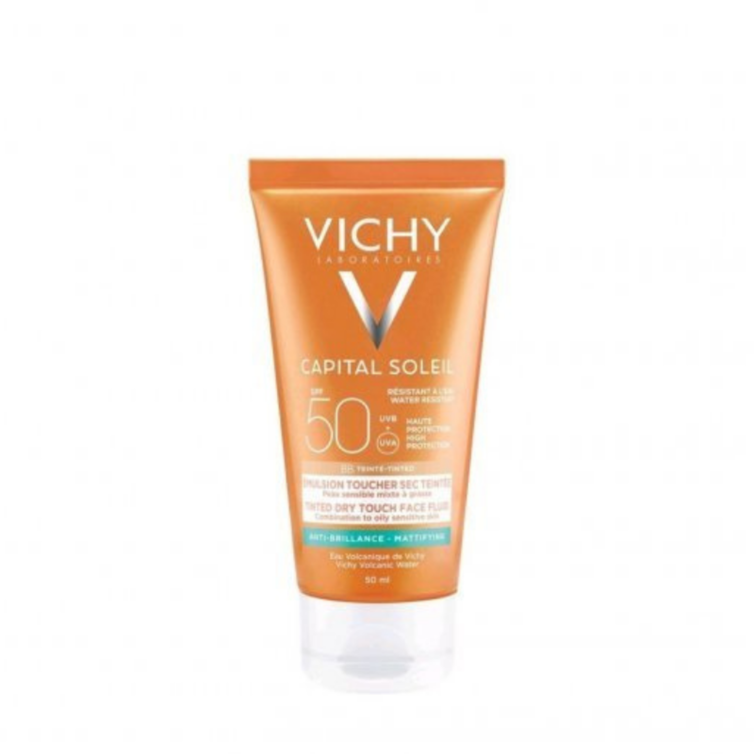Vichy Vichy Capital Soleil BB cr me getint Dry Touch Emulsie SPF50 voor het gezicht 50ml