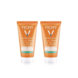 Vichy Vichy Capital Soleil BB crème getint Dry Touch Emulsie SPF50 voor het gezicht - 2x50ml Vichy Vichy Capital Soleil BB crème getint Dry Touch Emulsie SPF50 voor het gezicht - 2x50ml