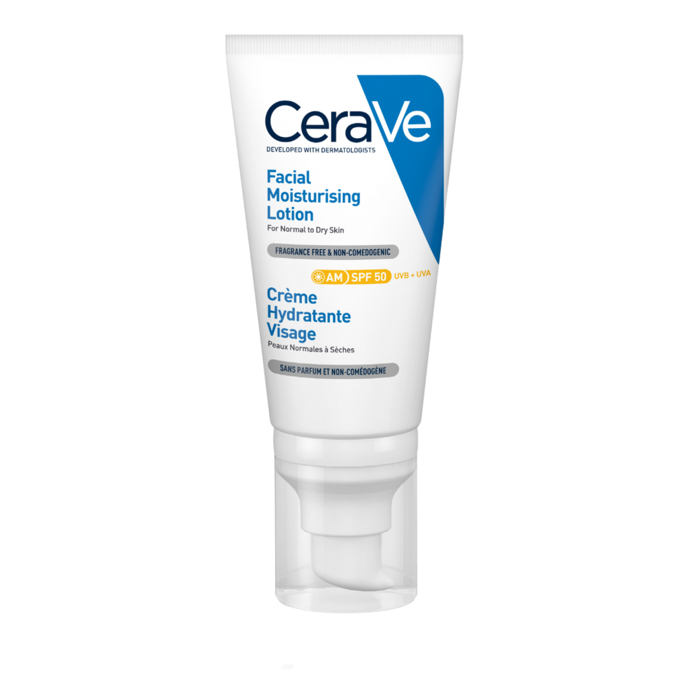bolvormig produceren Verlaten CeraVe Hydraterende Gezichtscrème SPF50 - 52ml | Online bestellen -  Apotheek en huid