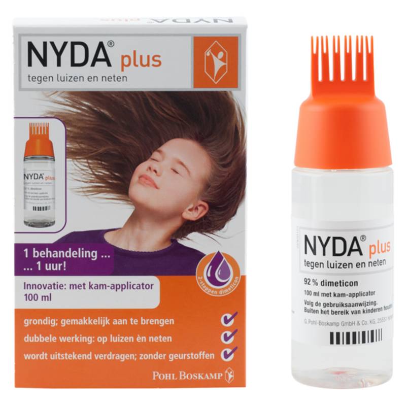 Nyda Plus Tegen Luizen En Neten Kam Applicator 100ml Online Bestellen Apotheek Huid