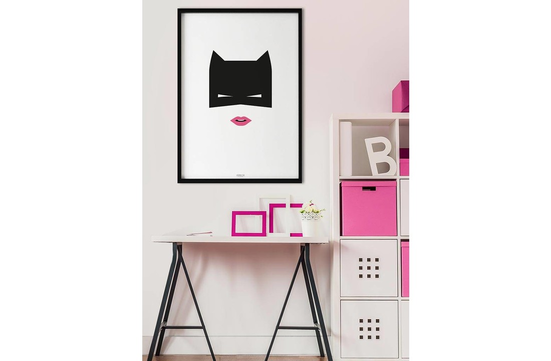 Poster kinderkamer superheld meisje