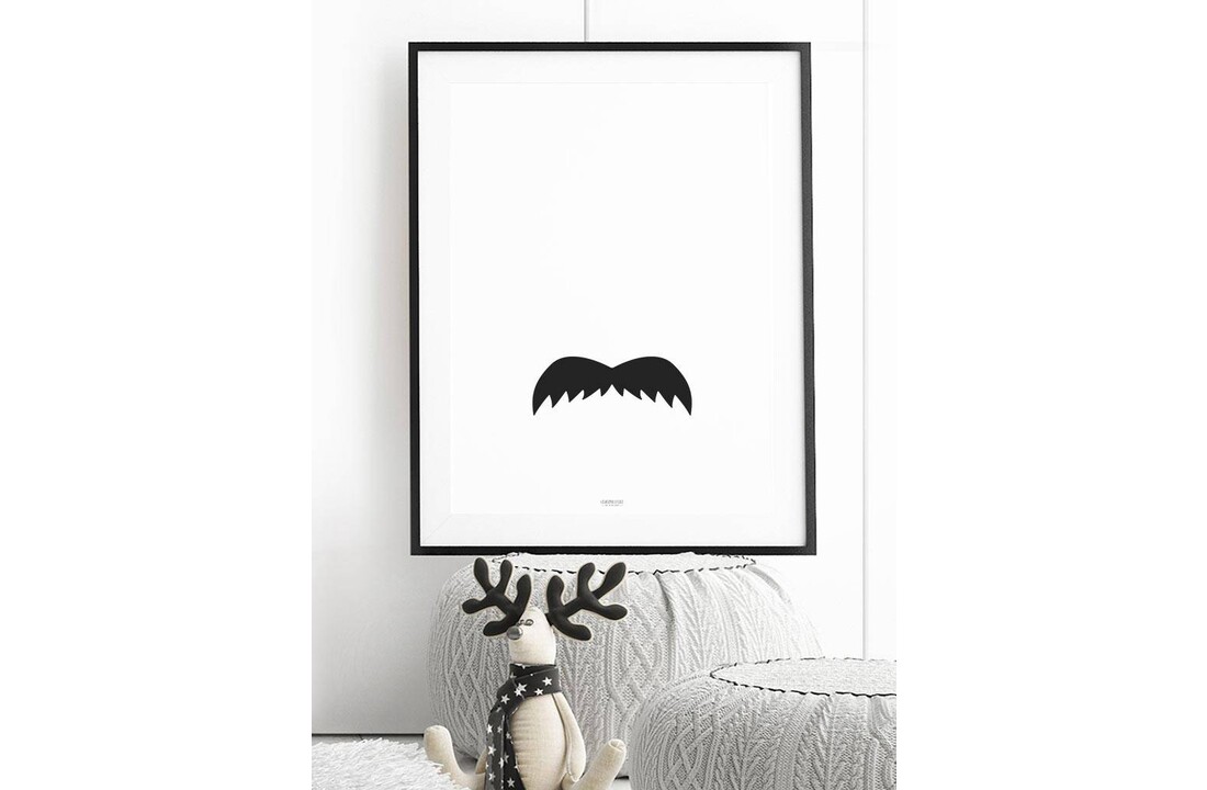 Poster kinderkamer snorrenmans