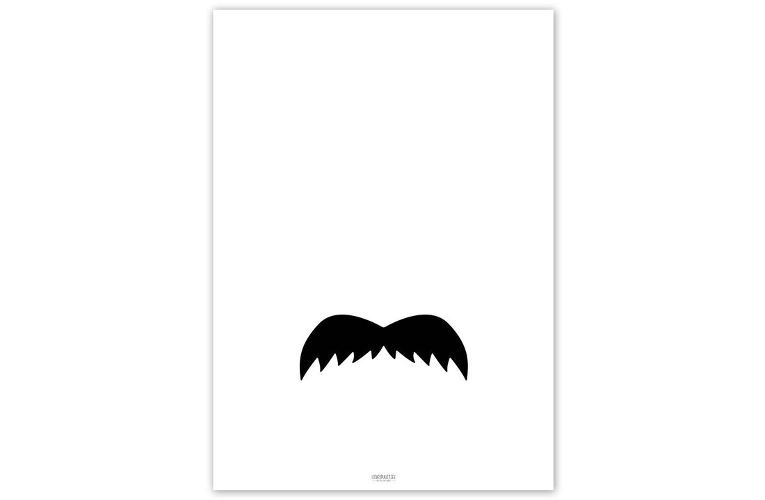 Poster kinderkamer snorrenmans