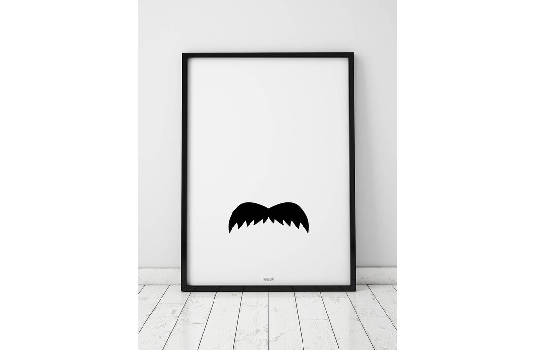 Poster kinderkamer snorrenmans