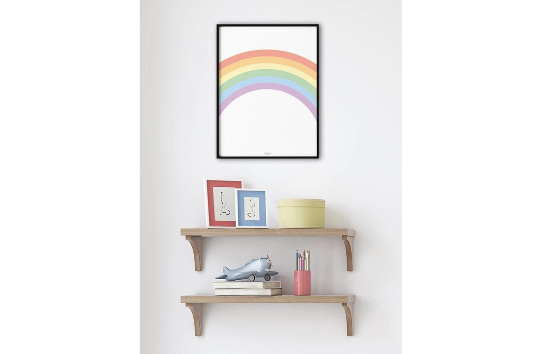 Poster kinderkamer regenboog
