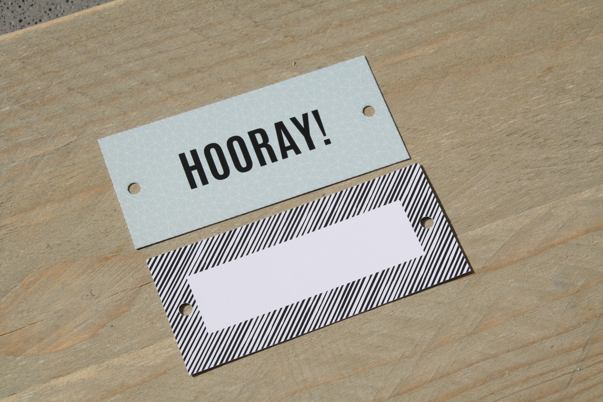 Cadeaulabel Hooray!
