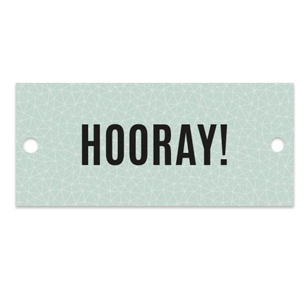 Cadeaulabel Hooray!