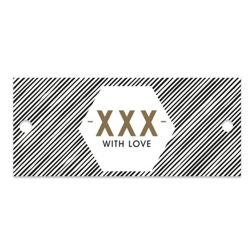 Cadeaulabel xxx with love