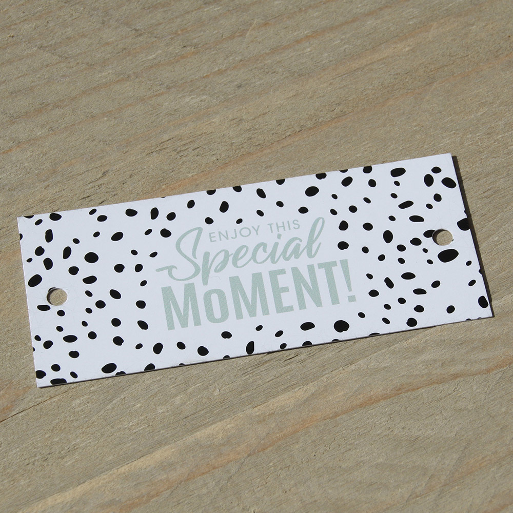 Cadeaulabel enjoy the special moment