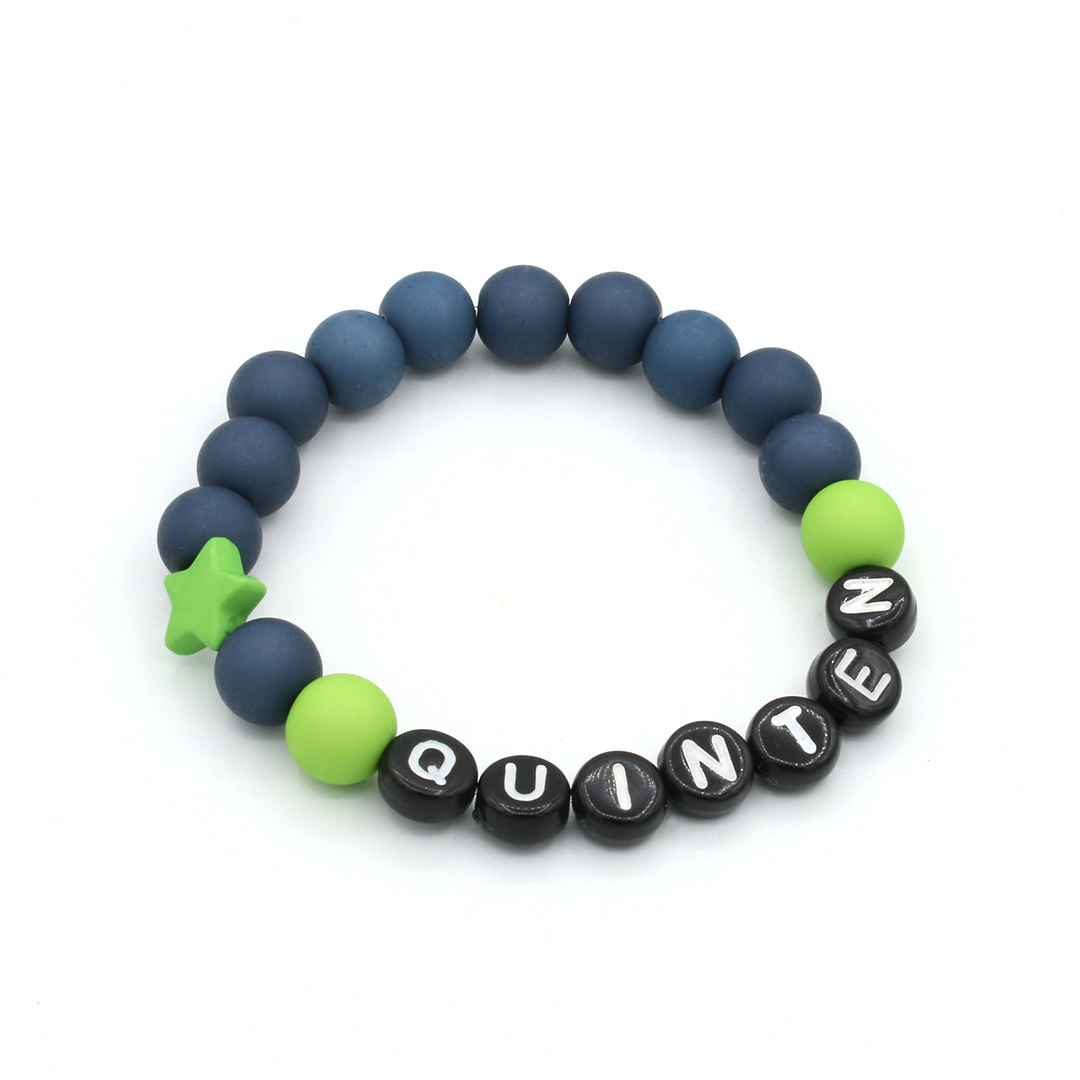 Kralen armband met naam - sterretje