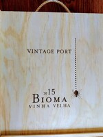 Niepoort Port Wooden box of 3 bottles Vintage Port Bioma VV 2015