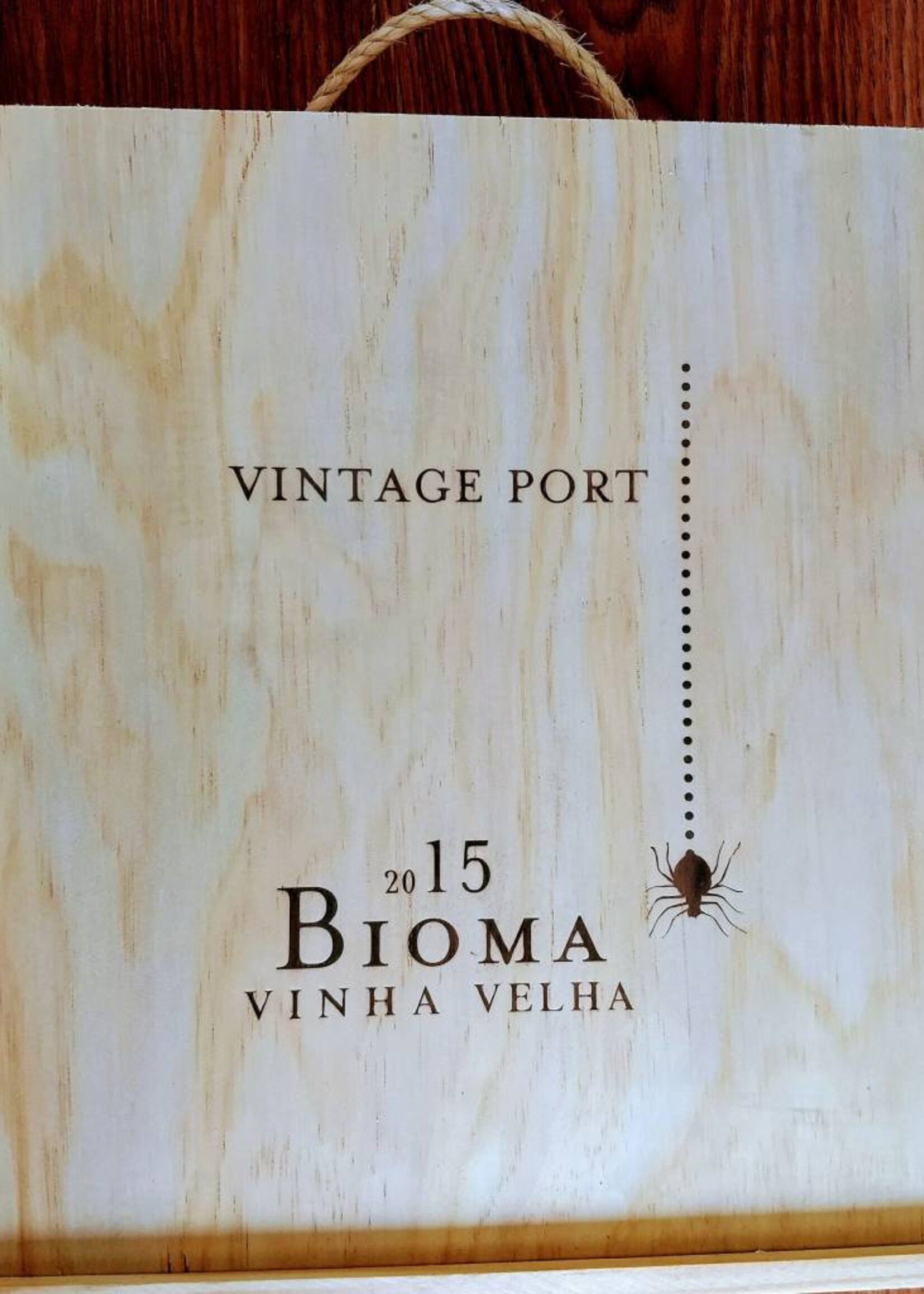Niepoort Port Wooden box of 3 bottles Vintage Port Bioma VV 2015