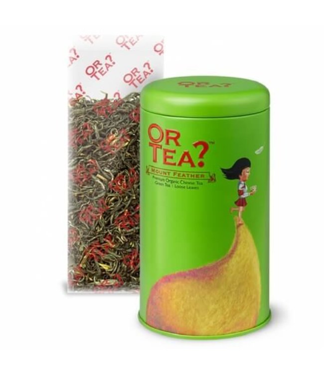 Mount Feather - Losse groene thee in blik