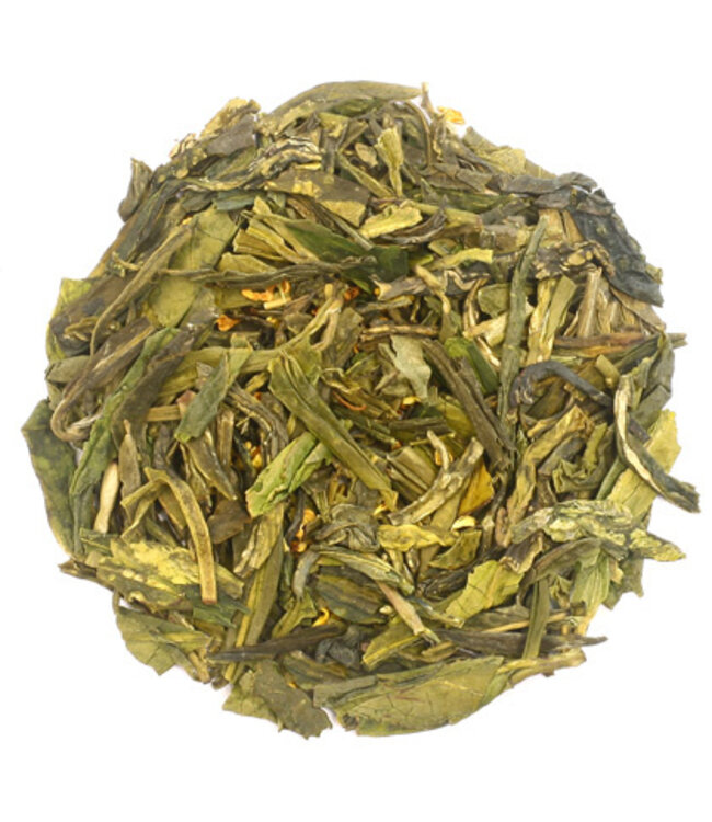 Dragon Well - losse groene thee- in verzamelblik