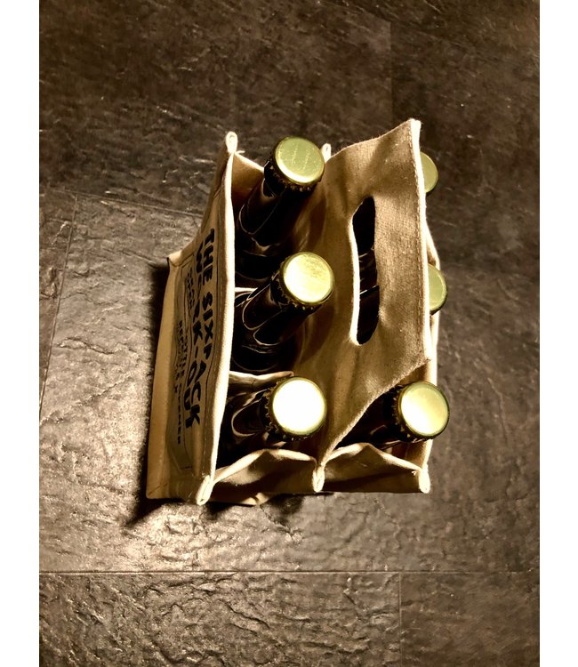 "The sixpack work out" bottle bag