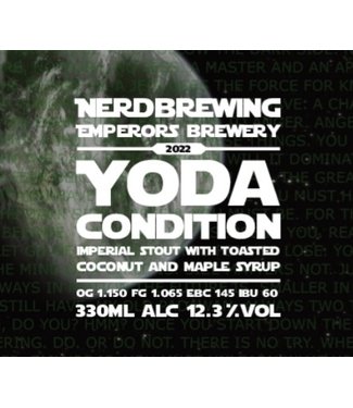 Nerbrewing - Yoda Condition Imperial Stout With Toasted Coconut And Maple Syrup (2022)