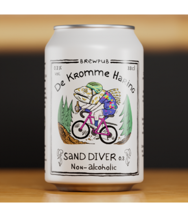 Kromme Haring - Sand Diver 0.3 | Non Alcoholic - can 330ml.
