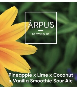 Arpus - Pineapple X Lime X Coconut X Vanilla Smoothie Sour Ale Arpus - Pineapple X Lime X Coconut X Vanilla Smoothie Sour Ale