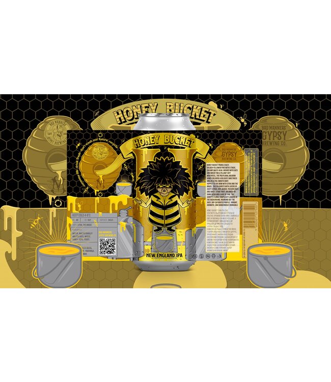 Bad Manners - Honey Bucket - can 500ml.