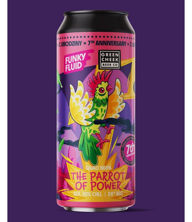 Funky Fluid - The Parrot of Power (collab Green Cheek)