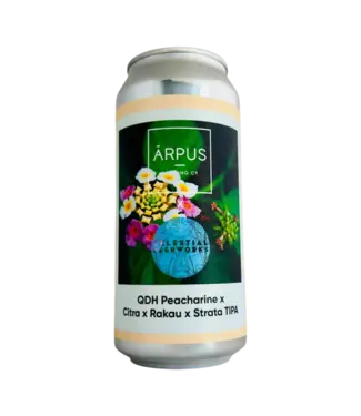 Ārpus X Celestial Beerworks QDH Peacharine X Citra X Rakau X Strata TIPA