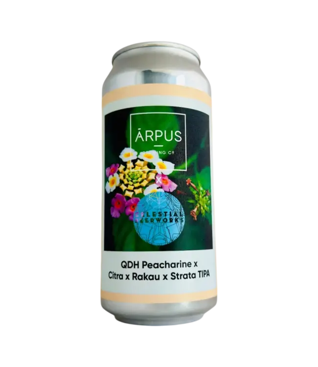 Ārpus X Celestial Beerworks QDH Peacharine X Citra X Rakau X Strata TIPA