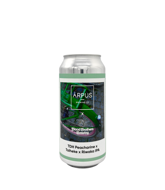 Ārpus X Blood Brothers TDH Peacharine X Taiheke X Riwaka IPA