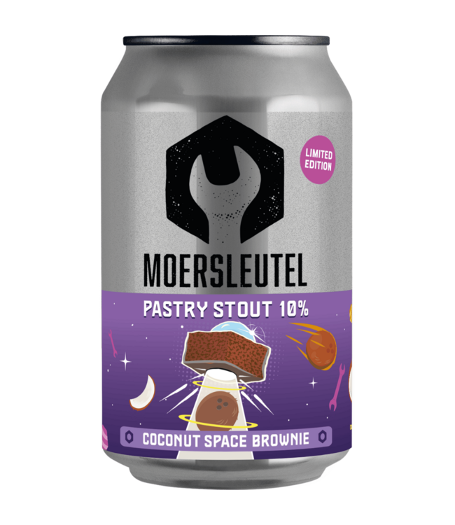 Moersleutel Coconut Space Brownie - can 330ml.