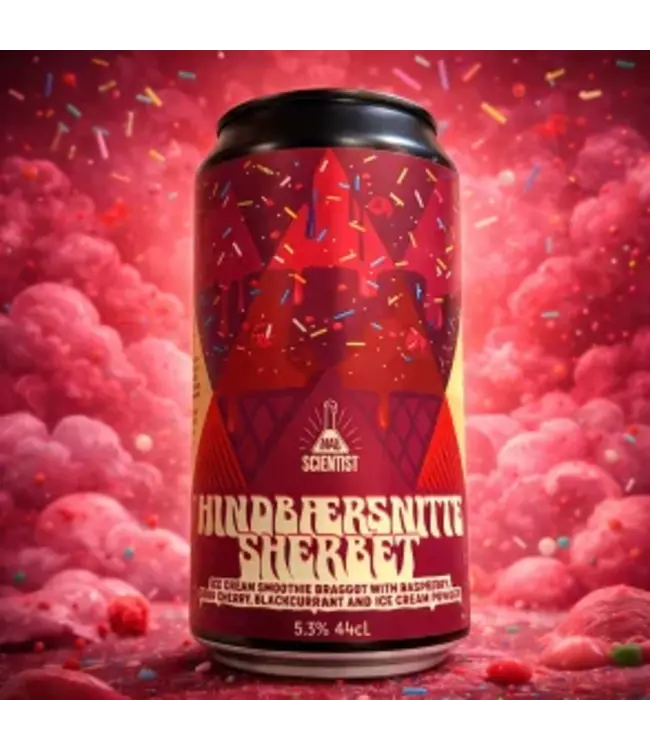 Mad Scientist - Hindbærsnitte Sherbet - can 440ml.