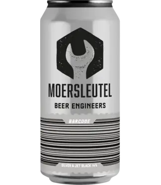 Moersleutel Barcode: Silver & Jet Black