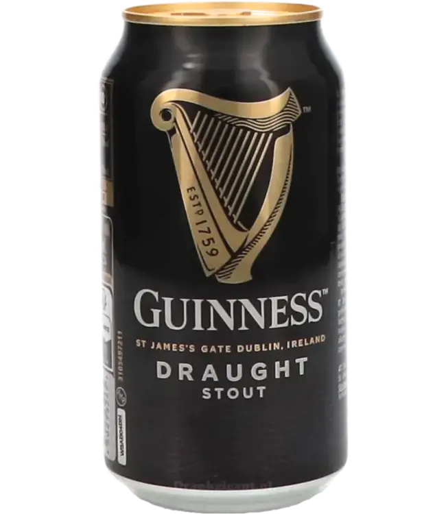 Guinness Draught  Can 330ml.