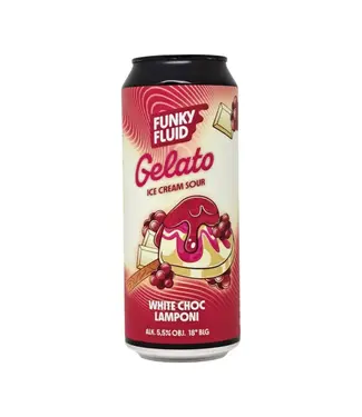 Funky Fluid - Gelato: White Choc Lamponi