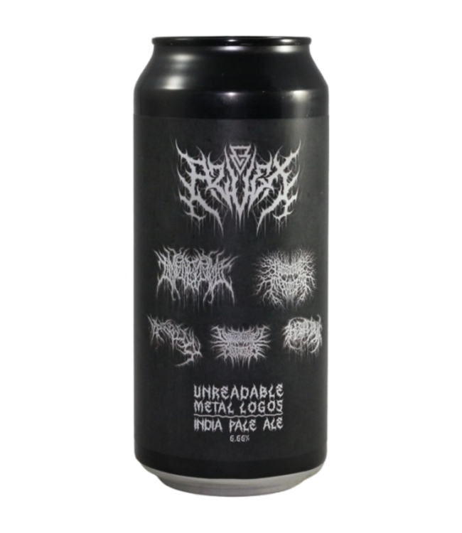 Azvex Brewing - Unreadable Metal Logos