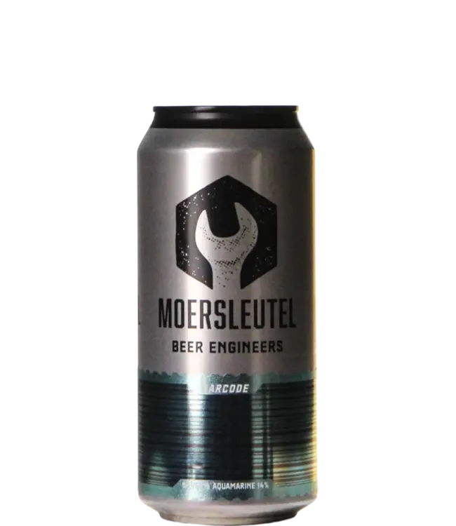 Moersleutel Barcode Silver & Aquamarine