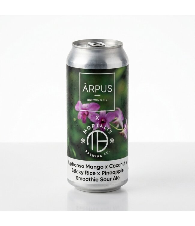 Arpus x Mortalis Brewing Co. Alphonso Mango x Coconut x Sticky Rice x Pineapple Smoothie Sour Ale