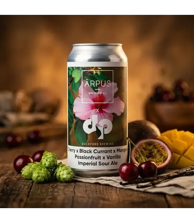Arpus Brewing - Duckpond Cherry x Black Currant x Mango x Passionfruit x Vanilla Imperial Sour Ale -