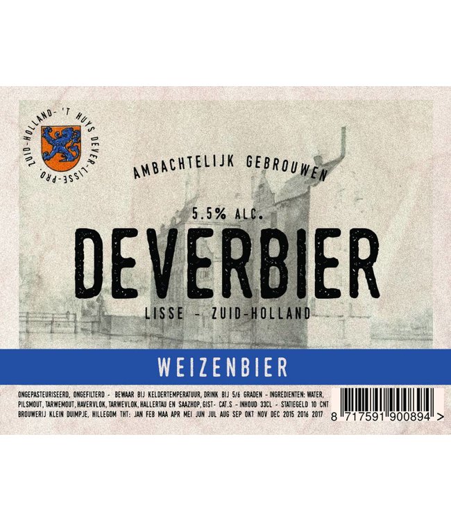 Dever Weizenbier 33cl.