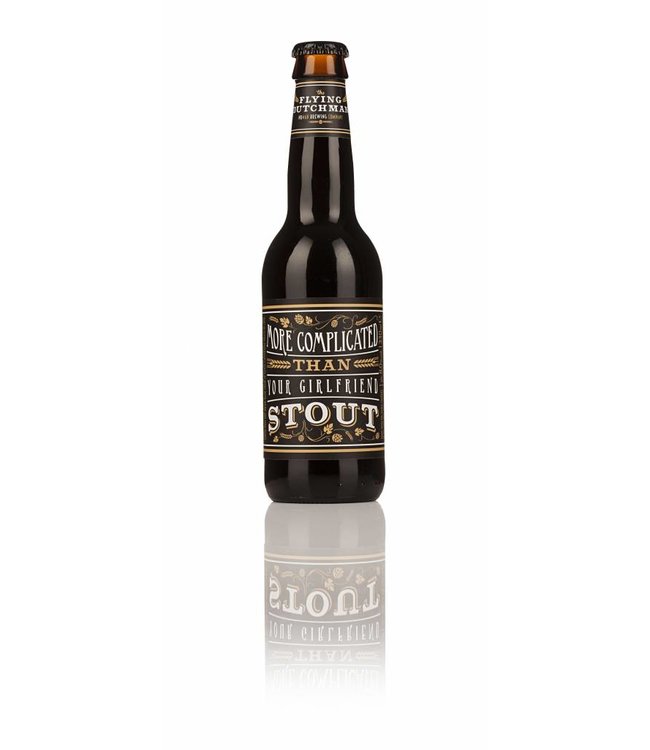 More Complicated Than Your Girlfriend Stout 33cl.