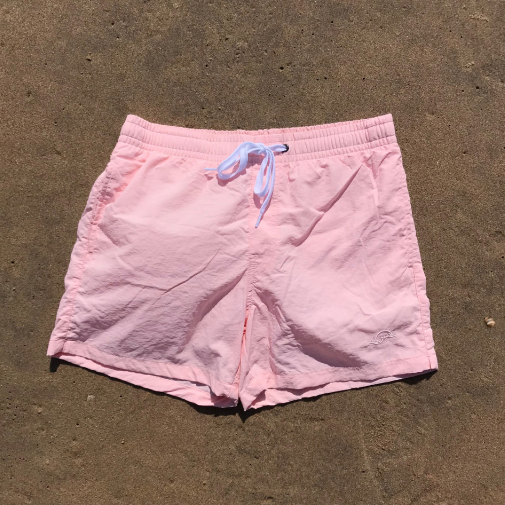 light pink swim trunks