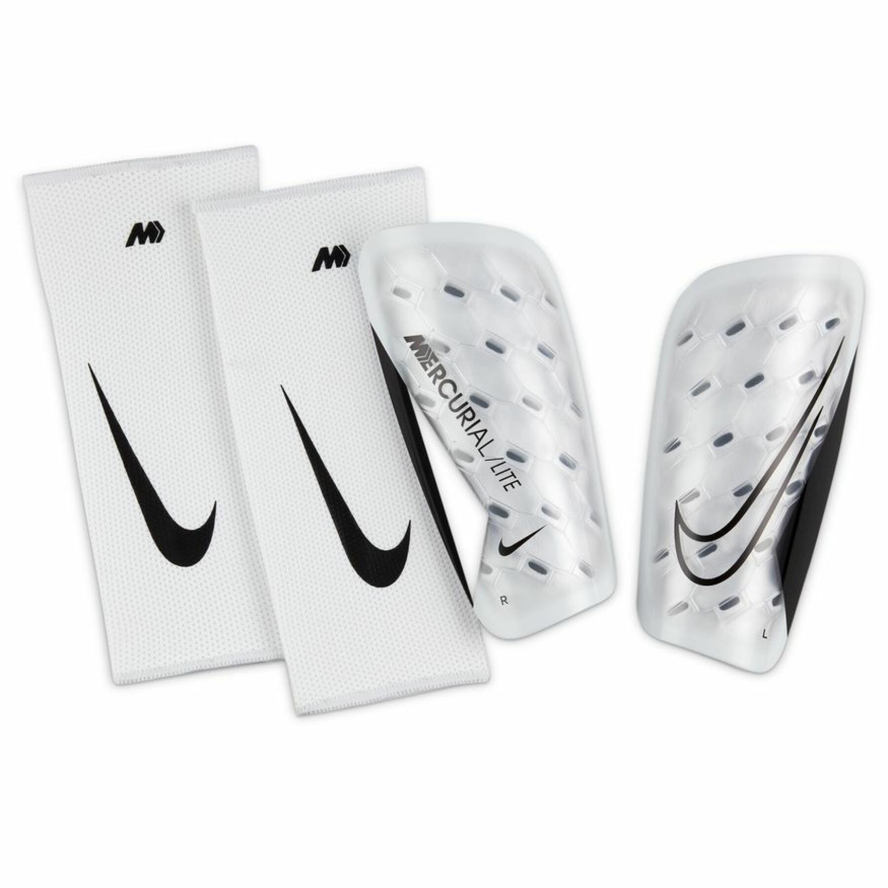 Nike Mercurial Lite Scheenbeschermers Wit/Zwart DN3611-100 desportzaak
