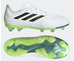 Adidas COPA PURE.1 FG junior - wit/zwart/groen - HQ8981